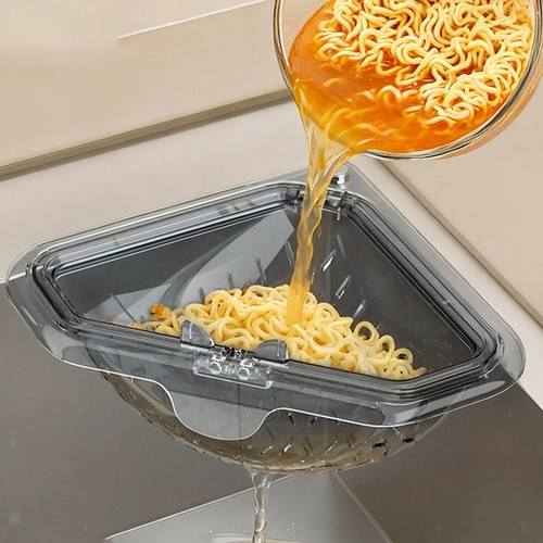 Food catcher strainer corner - catcher,