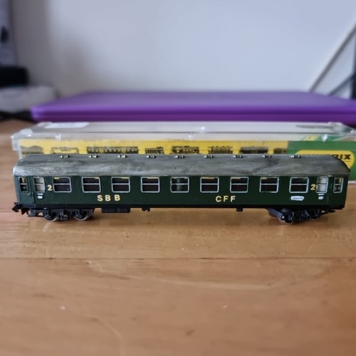 Minitrix gauge coach sbb cff - coach,