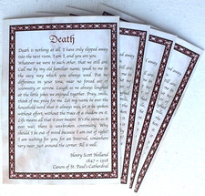 DEATH IS NOTHING AT ALL  by