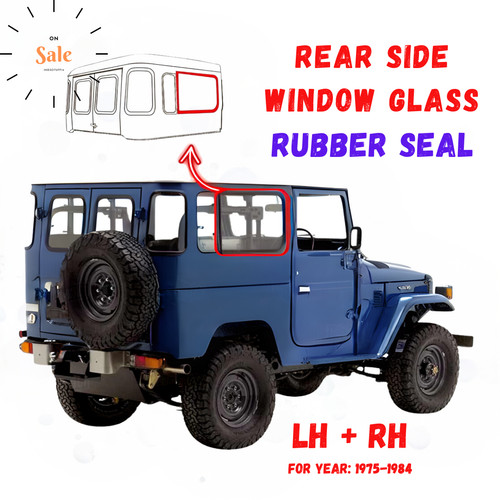 Weatherstrip rear side - rear,