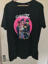 Gorillaz T Shirt Size XXL Humanz Tour 2017 Indie Rock Trip Hop Hip Hop Dub