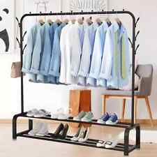 Heavy Duty Metal Clothes Rail Hanging Rack Garment Display Stand Storage shelf