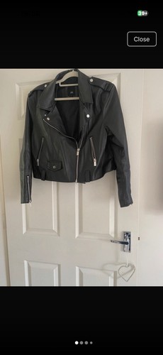River island black faux - river,
