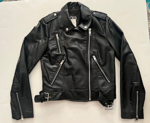 Zara faux leather - leather, black