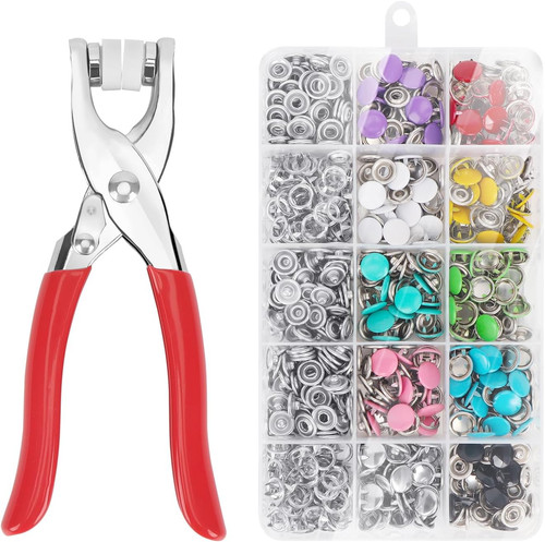 Poppers fasteners 200 set - poppers,