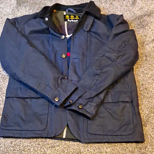 Barbour hortal mens navy - mens, waxed