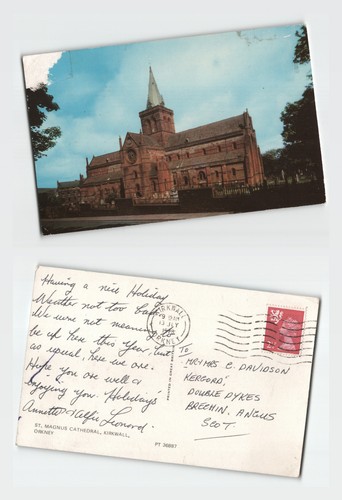 Postcard magnus cathedral - st.,