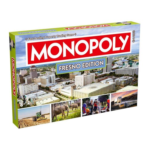 Monopoly fresno board game - board,