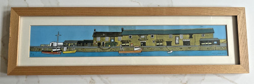 Lyme regis art print l - lyme,