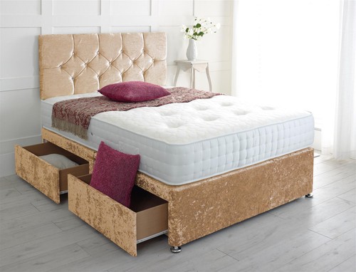 Tufted diamond crushed velvet - diamond,