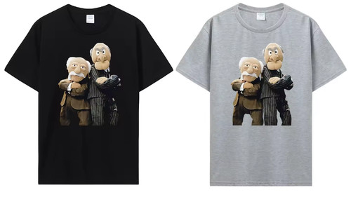 Waldorf and statler muppets - and,