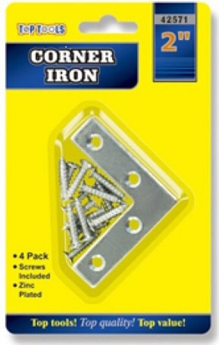 Flat corner braces - pc,