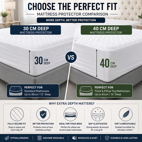 Deep mattress protector or - deep,