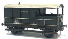 EM GAUGE KIT BUILT WHITE METAL GW 15T BRAKE VAN '17515' SEE DESCRIPTION