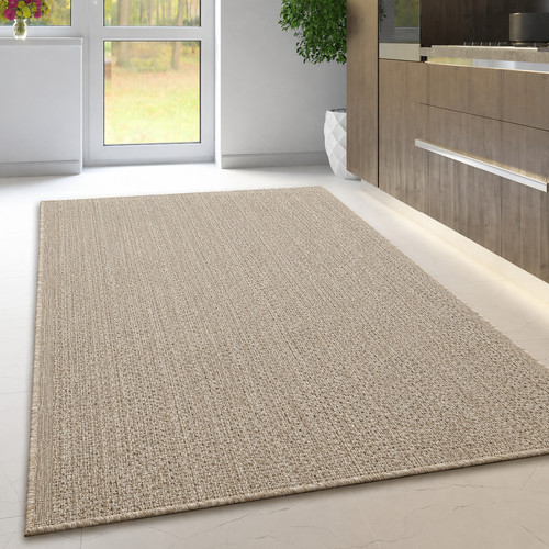 Non slip rug - non, brown