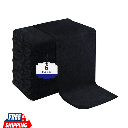 Pack black salon towels - pack,