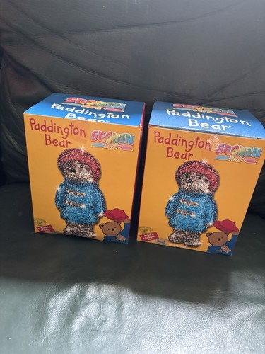 Sequin art paddington bear - sequin,