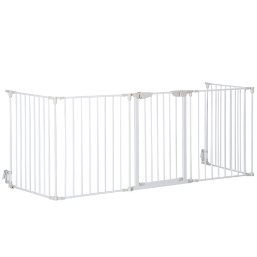 Pawhut pet gate panel dog - pet, 5-panel