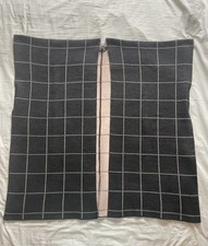 Dorothy Perkins Charcoal Grey/Beige Checkered Cape/Poncho/Shawl, UK S/M, New