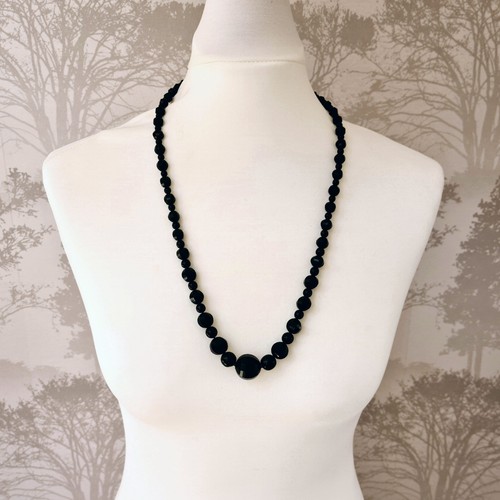 Vintage long black graduated
