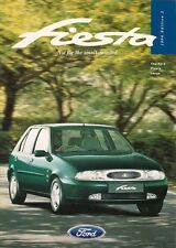 Ford Fiesta 1996-97 UK Market Sales Brochure Ghia X Si LX Encore