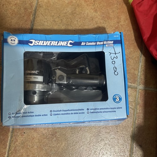Silverline air sander - air, dual
