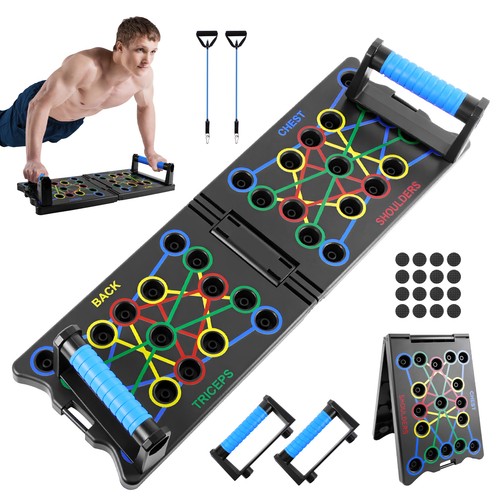 Foldable push board - push,