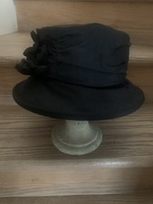 Ladies Black Pure Raw Silk