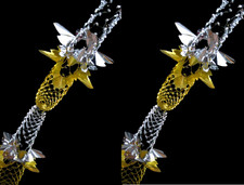 2x 10f Gold Silver Christmas