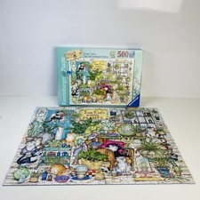 Ravensburger Crazy Cats - Tom Cat's House Plants - 500 Pcs - Complete