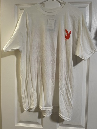 Orange playboy white shirt - playboy,