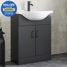 650mm Freestanding Vanity Unit