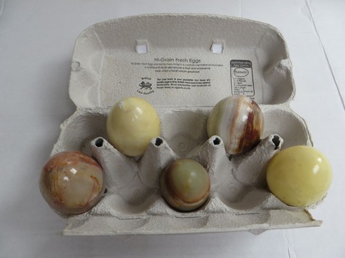 Five marble alabaster stone - five,