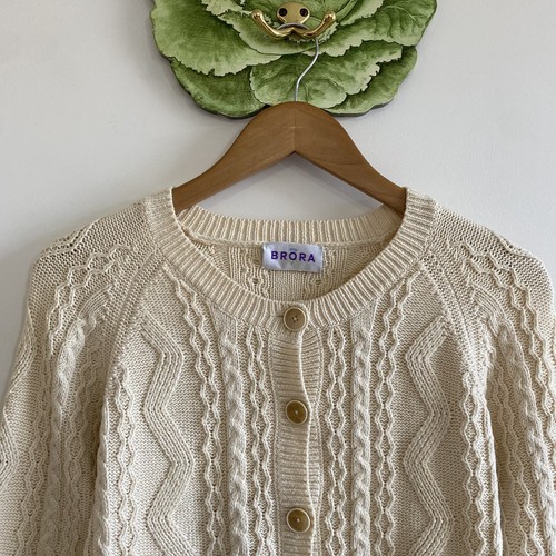 Brora cotton cable knit - cable,
