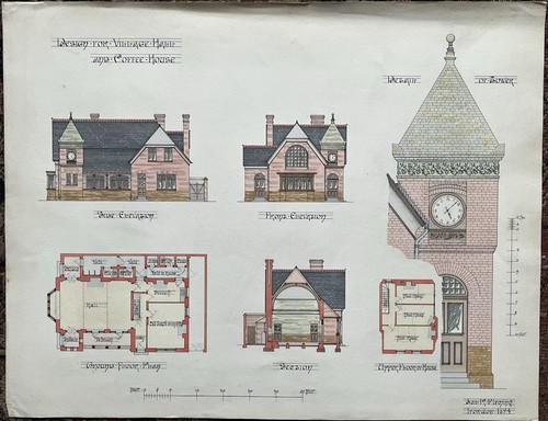 Original architect plans 1894 - original,