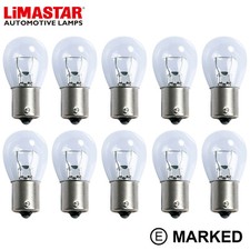 10 x 241 Bulbs 24v 21w P21W HGV Auto Truck Bulb Reverse Stop Single Contact