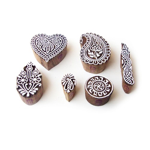 Heart and paisley hand - heart,