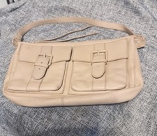GAP..Butter Soft Leather Shoulder Bag Rich Cream