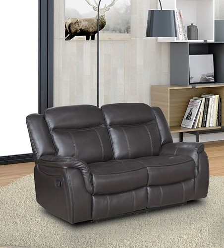 Dark brown high grade leather - high,