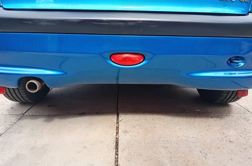 Peugeot 206 rear back bumper - 206,