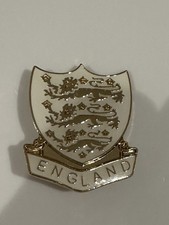 England Three Lions Crest Pin Badge
