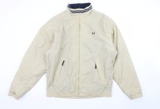 Fred Perry Men's Beige Bomber