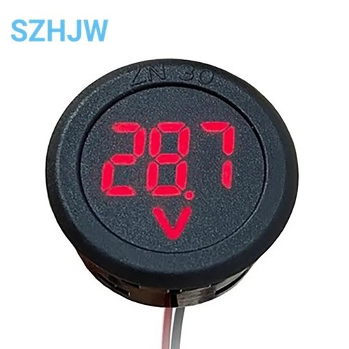 Car voltmeter 100v - dc, led