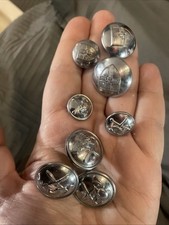 Vintage Fire Brigade Buttons X