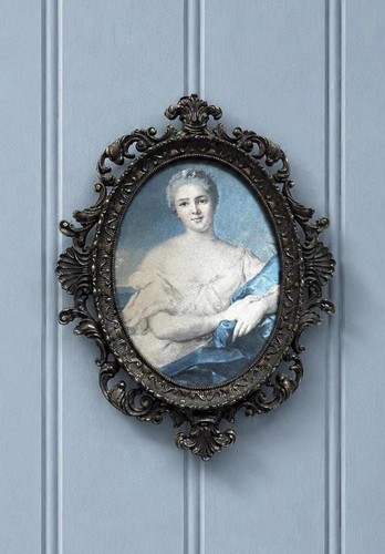 Antique rococo style oval - antique,