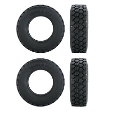 4Pack 1/14 RC Car Rubber Wheel Tires Tyres For Tamiya Tractor Trailer Upgrade G