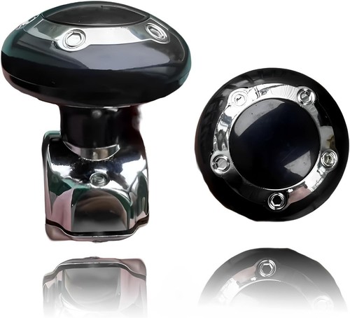 Black steering wheel - steering,