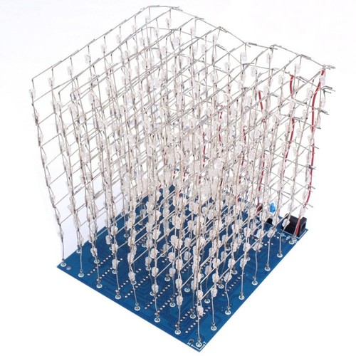 3d8 8x8x8 led cube - led, light