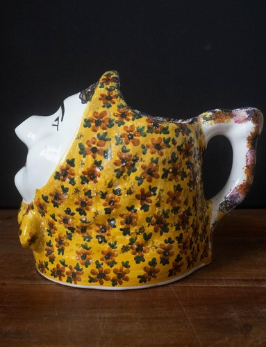Portugal art pottery face - art,