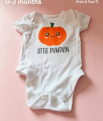 Print pour white baby - &,